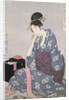 Hari-shigoto, Needlework by Utamaro Kitagawa