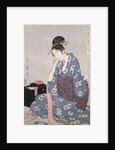 Hari-shigoto, Needlework by Utamaro Kitagawa
