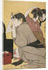 Kami-yui, Dressing the hair by Utamaro Kitagawa