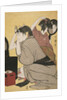 Kami-yui, Dressing the hair by Utamaro Kitagawa