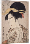 Tenugui, Hand-towel by Utamaro Kitagawa