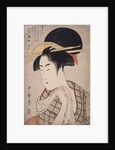 Tenugui, Hand-towel by Utamaro Kitagawa