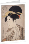 Tenugui, Hand-towel by Utamaro Kitagawa