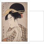 Tenugui, Hand-towel by Utamaro Kitagawa