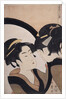 Sugatami shichinin keshô, Seven women applying make-up using a full-length mirror by Utamaro Kitagawa