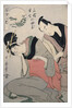 Sankatsu Hanshichi no bosetsu, The maternal love of Sankatsu and Hanshichi by Utamaro Kitagawa