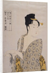 Uwaki no sô, The fancy-free type. Collection Fujin sôgaku juttai, Ten types in the physiognomic study of women by Utamaro Kitagawa