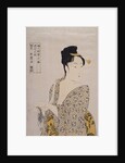 Uwaki no sô, The fancy-free type. Collection Fujin sôgaku juttai, Ten types in the physiognomic study of women by Utamaro Kitagawa