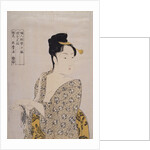 Uwaki no sô, The fancy-free type. Collection Fujin sôgaku juttai, Ten types in the physiognomic study of women by Utamaro Kitagawa