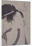 Nan'eki ha-jirushi, Ha...of the Southern Station by Utamaro Kitagawa