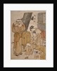 Oyasumi-dokoro, Roadside tea-stall by Utamaro Kitagawa