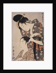 Kami-yui, Hairdresser by Utamaro Kitagawa
