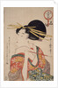 Kiseru o motsu onna, Woman holding a pipe by Utamaro Kitagawa