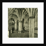 Glasgow Cathedral 1880 the Crypt by Anonymous