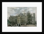 London Westminster Abbey 19th Century Church Street by Anonymous