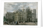 London Westminster Abbey 19th Century Church Street by Anonymous