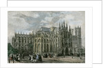 London Westminster Abbey 19th Century Church Street by Anonymous
