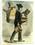 Madrid Spain Vender of Hat-Boxes 1866 by Anonymous