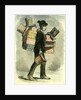 Madrid Spain Vender of Hat-Boxes 1866 by Anonymous