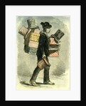 Madrid Spain Vender of Hat-Boxes 1866 by Anonymous