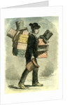 Madrid Spain Vender of Hat-Boxes 1866 by Anonymous