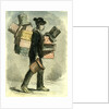Madrid Spain Vender of Hat-Boxes 1866 by Anonymous