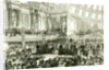 The People's Palace London UK 1887 Her Majesty Opening the Queen's Hall. East London. People Events by Anonymous