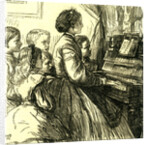 Mama at the Piano U.S.A. Teaching Little Songs to Little Ones Who Are to Sing Them 1866 United States, United States of America America by Anonymous