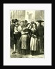 Holy Week Rome Italy 1866 Villagers Assembling for Religious Services by Anonymous