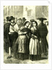 Holy Week Rome Italy 1866 Villagers Assembling for Religious Services by Anonymous