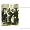 Holy Week Rome Italy 1866 Villagers Assembling for Religious Services by Anonymous