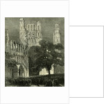 Kelso UK 1867 Kelso Abbey Illuminated by the Lime-Light. During the Queen's Visit to the Scottish Border. Great Britain by Anonymous