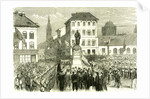 Antwerp Belgium Inauguration of the Statue of Teniers 1867 Antwerpen Anvers by Anonymous