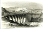 The Barentin Viaduct France 1847 Opening of the Rouen and Havre Railway by Anonymous