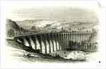 The Barentin Viaduct France 1847 Opening of the Rouen and Havre Railway by Anonymous