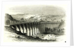 The Barentin Viaduct France 1847 Opening of the Rouen and Havre Railway by Anonymous