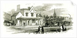 Harfleur the Station Opening of the Rouen and Havre Railway France 1847 by Anonymous