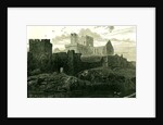 Peel Castle Isle of Man 1871 by Anonymous