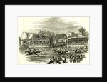 Chester UK 1846 Chester Races. The Race for the Cup by Anonymous