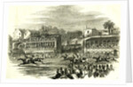 Chester UK 1846 Chester Races. The Race for the Cup by Anonymous