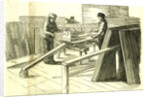 Hyde Park London 1850. Painting Machine. The Great Exhibition by Anonymous