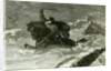 Between Staplehurst and Rochester UK 1887 Mail Cart in a Snow Drift by Anonymous