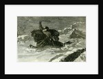 Between Staplehurst and Rochester UK 1887 Mail Cart in a Snow Drift by Anonymous