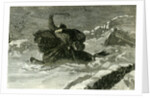 Between Staplehurst and Rochester UK 1887 Mail Cart in a Snow Drift by Anonymous