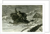 Between Staplehurst and Rochester UK 1887 Mail Cart in a Snow Drift by Anonymous