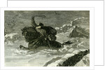 Between Staplehurst and Rochester UK 1887 Mail Cart in a Snow Drift by Anonymous