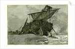 Wreck of the Tally Ho Eastbourne UK 1887 by Anonymous