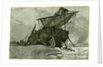 Wreck of the Tally Ho Eastbourne UK 1887 by Anonymous