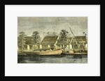 Chinese Part of Saigon Vietnam 19th Century by Anonymous