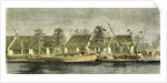 Chinese Part of Saigon Vietnam 19th Century by Anonymous